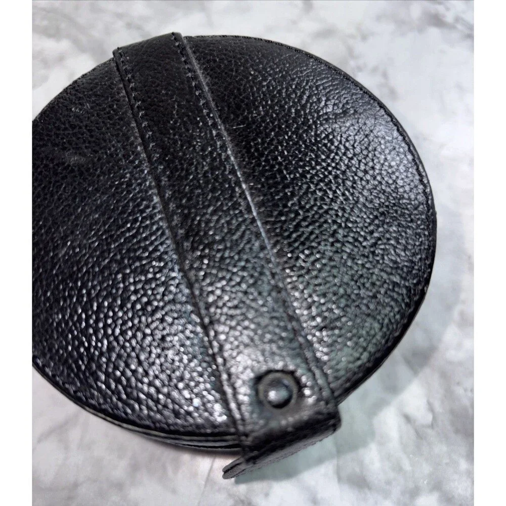 Jewelry Case Travel Size Removeable top tray Black Snap Case